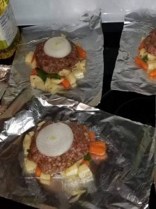 Burger Foil Packs AKA Hobo Dinner