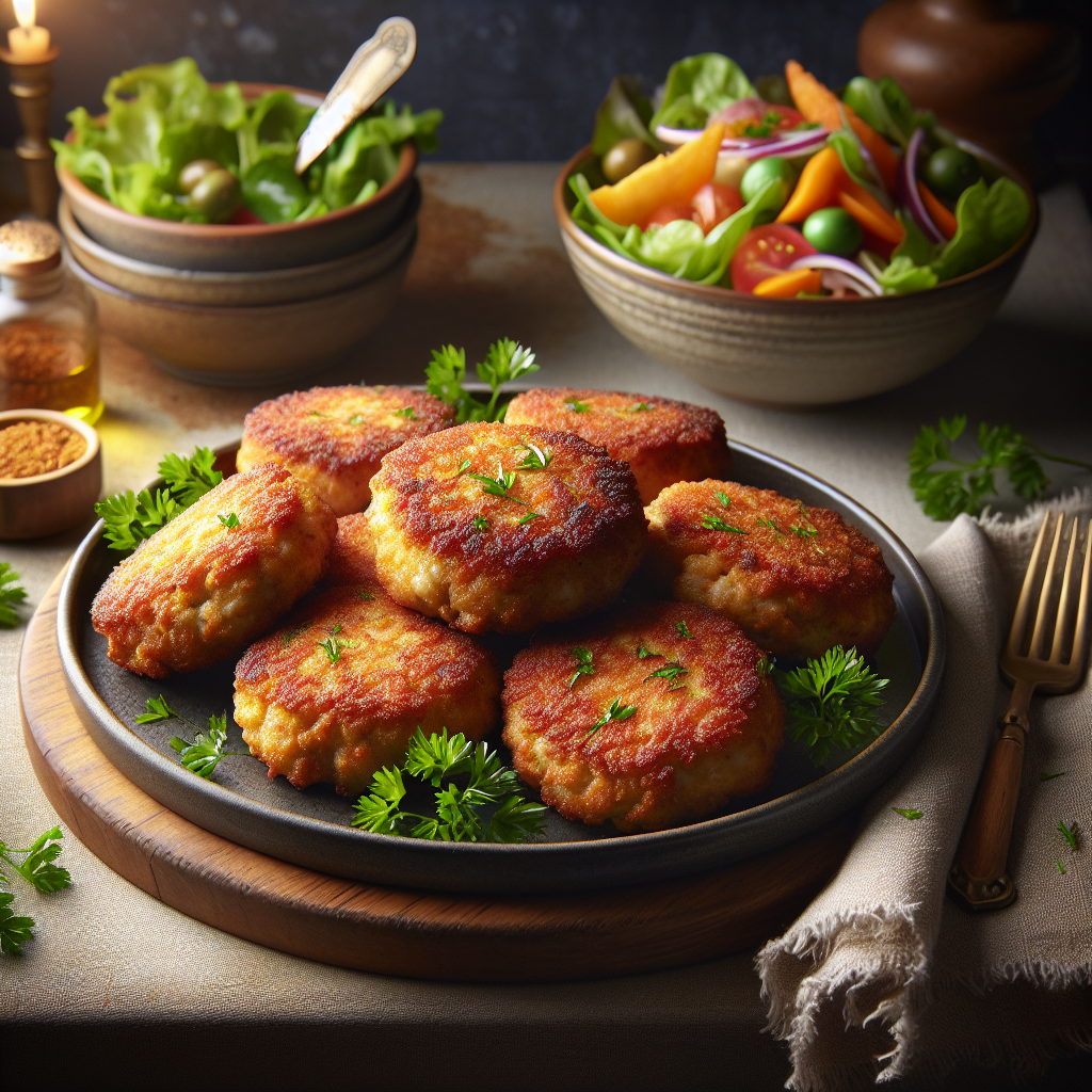 Air Fryer Chicken Rissoles Recipe