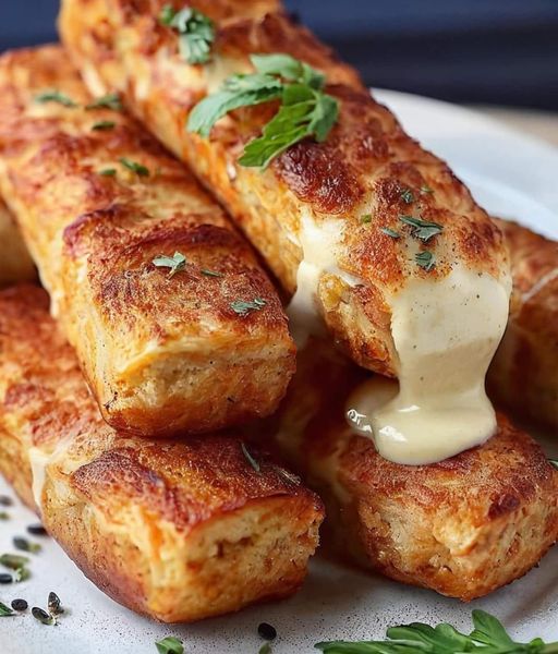 Irresistible mozzarella and cheese sticks