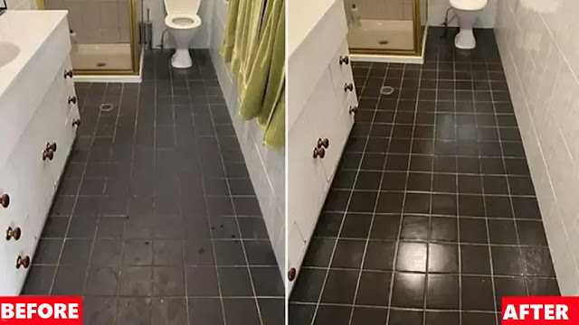 A tip for having shiny and clean tiles