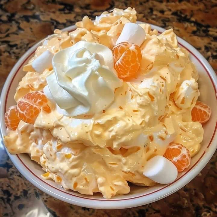 Orange Dreamsicle Salad Recipe.