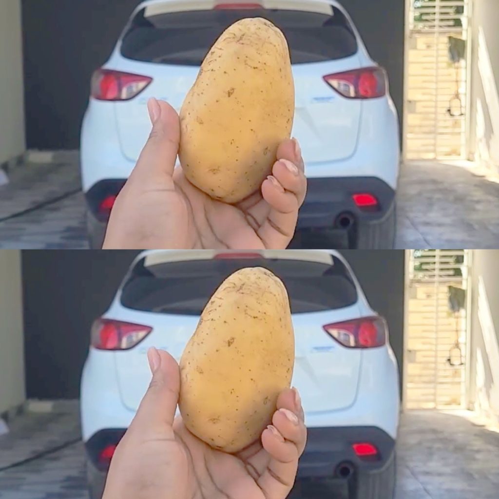 Having a potato in your car could help you in an emergency situation.