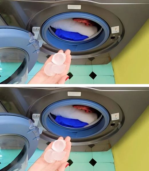 Try this technique without delay. The results are incredible.  Why would you put 3 ice cubes in the washing machine? If you do, your laundry will never be the same again. The innovative technique that will change the way you wash clothes has been revealed. How to save with smart laundry  When it comes to washing clothes and therefore doing laundry, we are all looking for advice and tips that save us time and money, without giving up on cleaning.  In this period of severe economic crisis, each of us is implementing savings strategies to avoid finding ourselves with very high bills at the end of the month.  Do you know, for example, that if you wash in Eco mode you save time, money and at the same time also help the environment by not becoming polluted? Try it too!  Obviously, the secret of good laundry is not just the type of program selected or the temperature set. The products used also make the difference.  Do you know that sometimes even what you think is the best detergent is actually just ruining your clothes and your appliance? Pay attention to when you do laundry. Try this new technique. Throw 3 ice cubes in the washing machine – here’s what happens  Why should you throw ice cubes in the washing machine? We’ll explain it to you. The final result is amazing and we are sure that you too will return to using this technique often.  As we reiterated earlier, clean laundry depends on many factors, for example the detergents used, the mode set, the temperatures selected and the spin power. Continued on next page