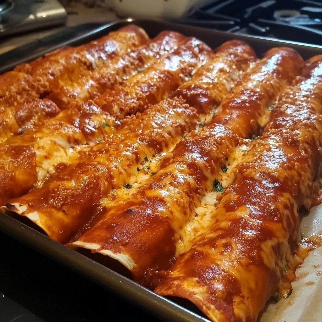 Homemade Enchiladas Rojas