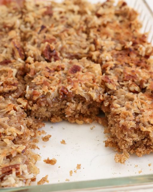 Old Fashioned Oatmeal Cake