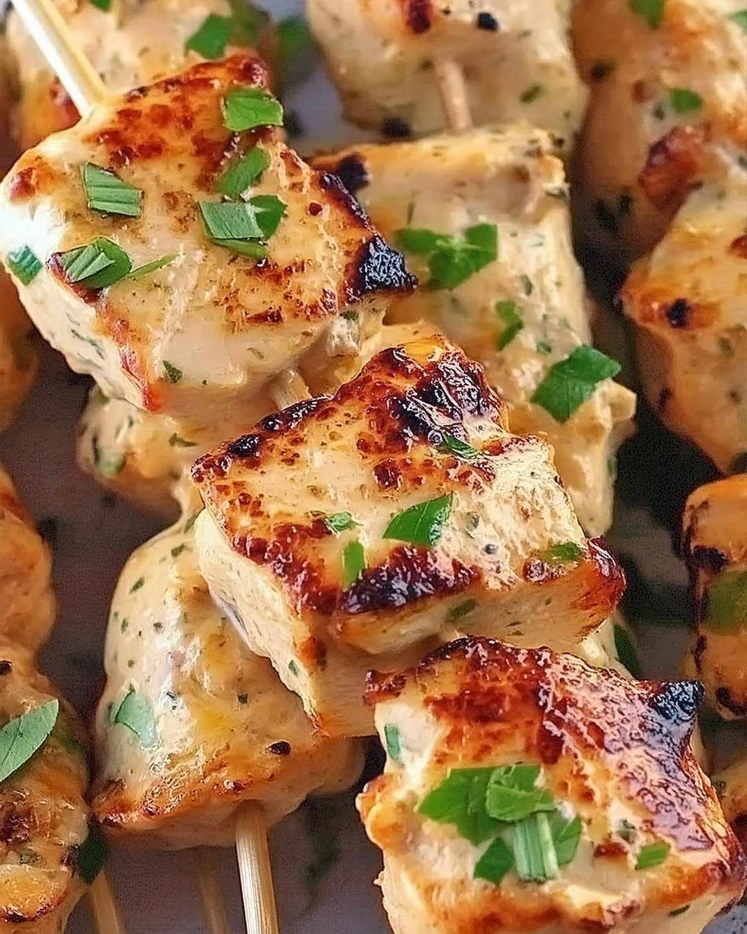 Bang Bang Chicken Skewers