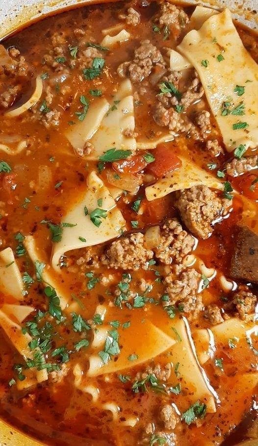 Lasagna Soup