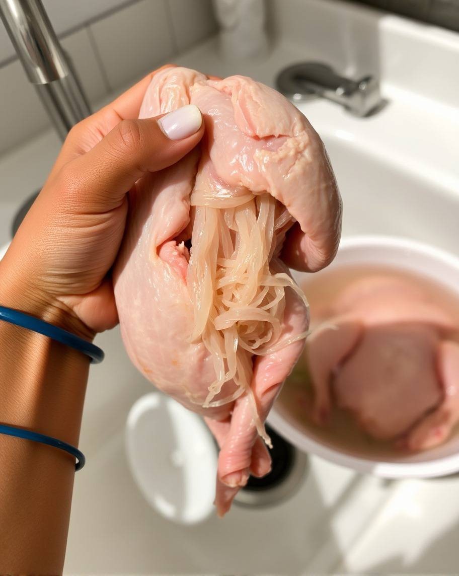 The Inspiring Transformation of WOMAN SHARED A PICTURE OF THE CHICKEN BREAST, WHICH WAS “SPAGETTIFIED”