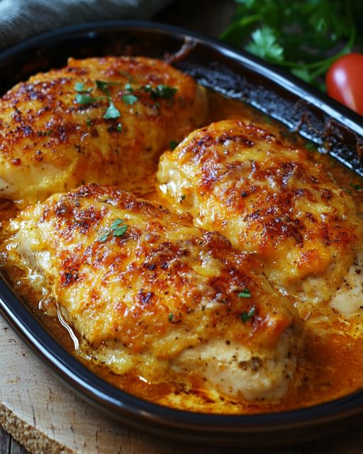 Baked grated chicken cutlet