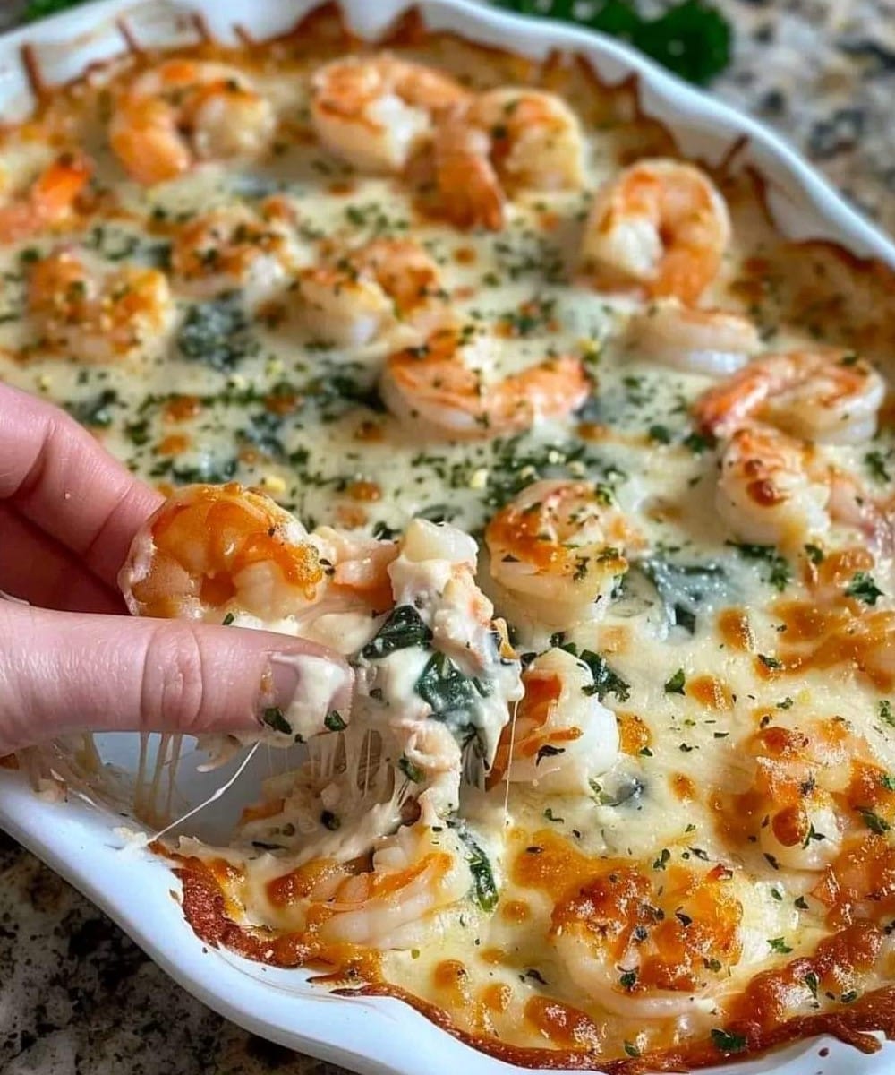 Oven-Baked Shrimp Casserole with Cheese: A Delicious and Easy Recipe