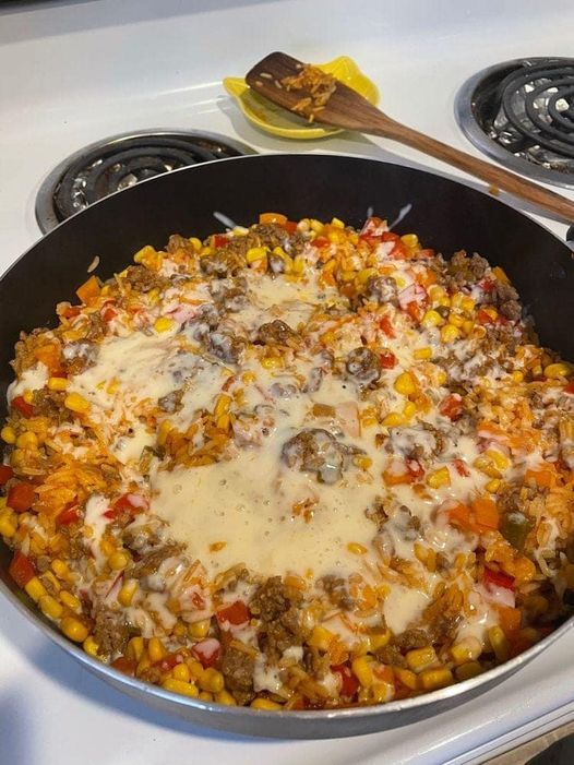 Easy Stuffed Pepper Casserole