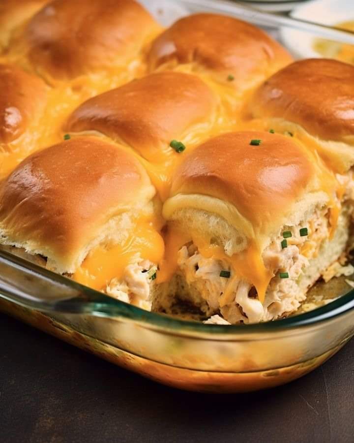 Crack Chicken Sliders Casserole