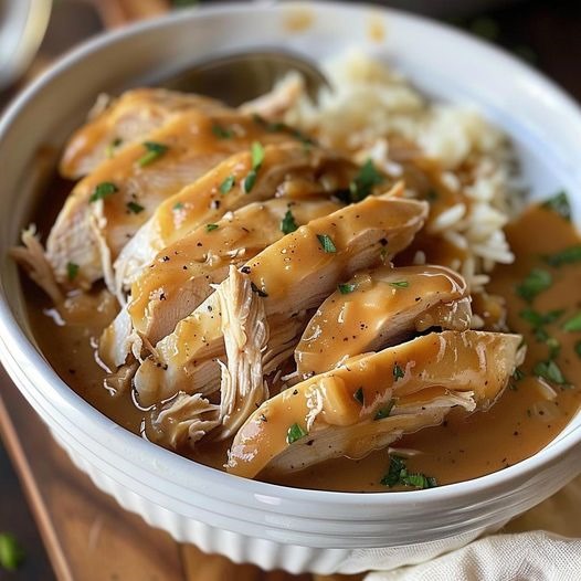 Crockpot Chicken & Gravy