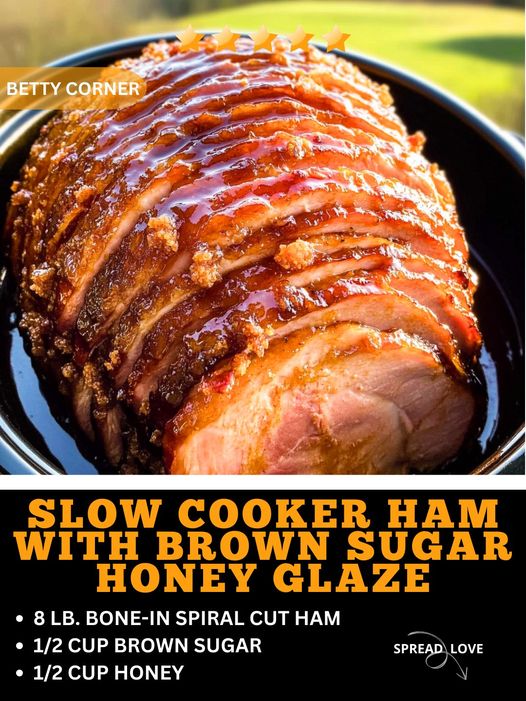 Slow Cooker Ham with Brown Sugar Honey Glaze: A Perfectly Tender and Sweet Holiday Recipe