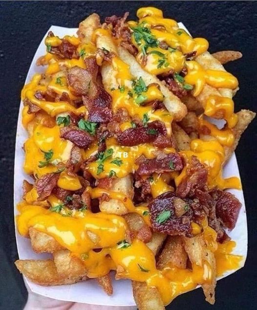 Cheesy Bacon Beef Fries