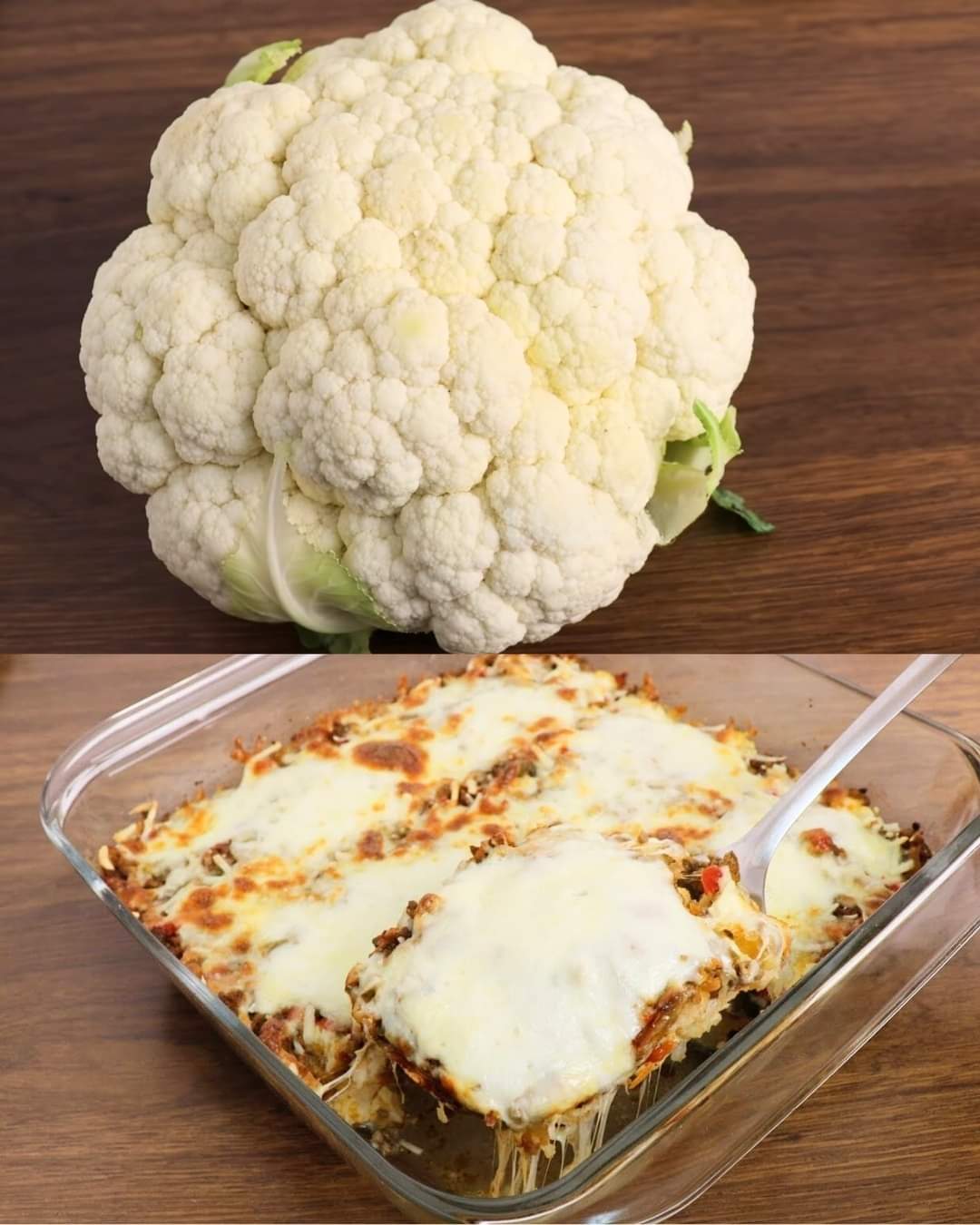 Recipe for Cauliflower and Minced Meat Casserole