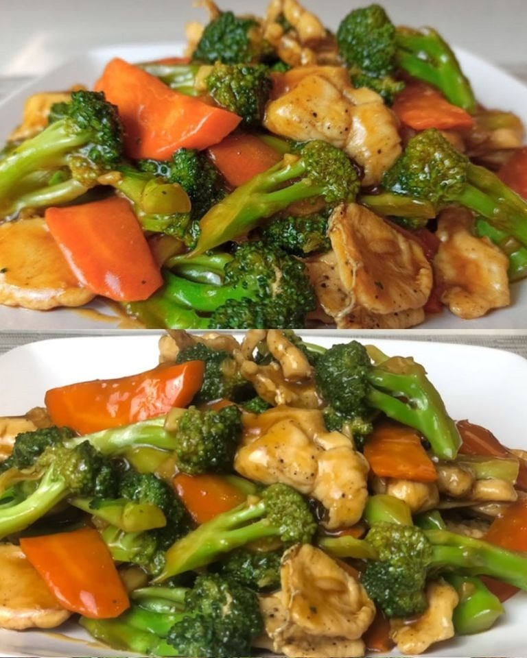 Super Quick Chicken with Broccoli and Carrot Stir Fry