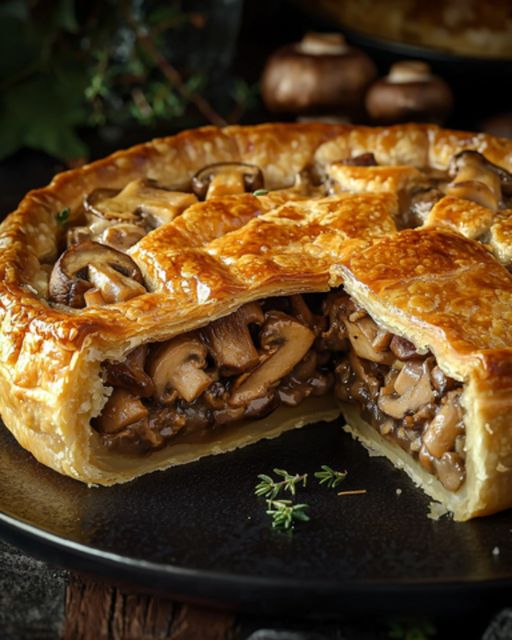 Rustic Pie with a Taste of Undergrowth