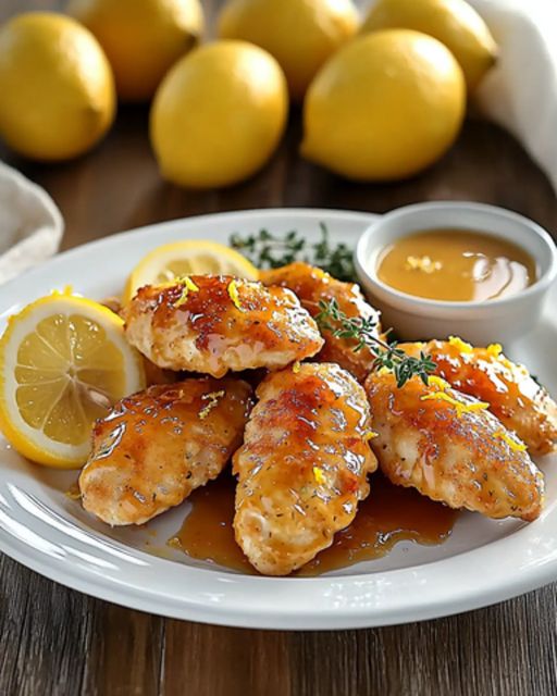 Honey Lemon Chicken Fingers