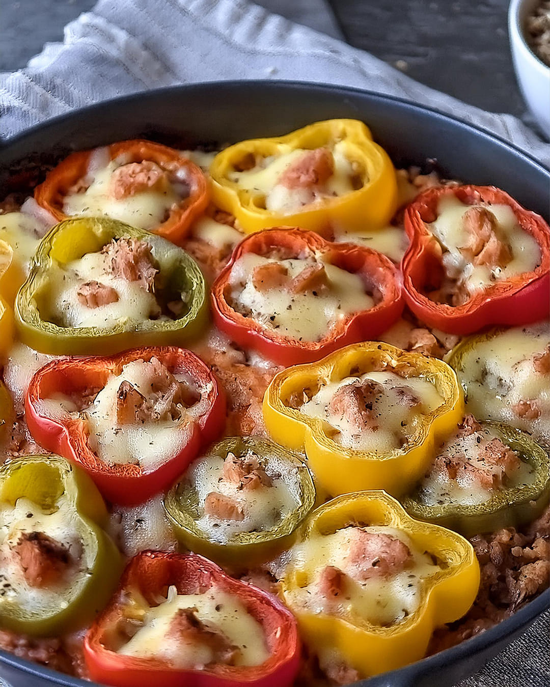 Easy Stuffed Pepper Casserole