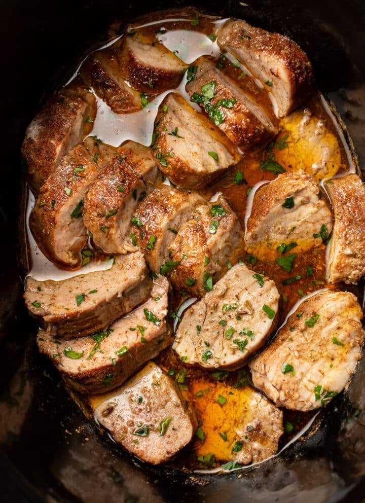 Crockpot pork tenderloin