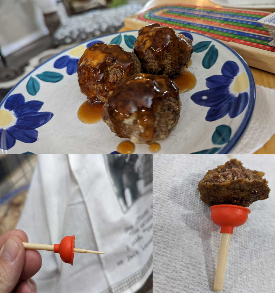 slow-cooker honey Sriracha glazed meatballs