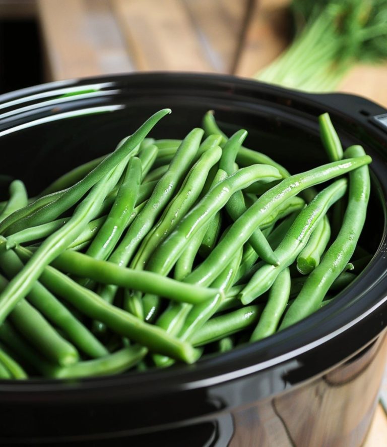 With just a few ingredients, turn simple green beans into a slow cooker sensation