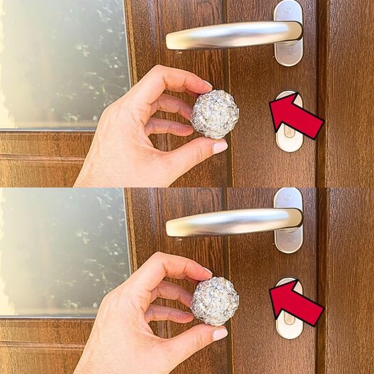 Why are people placing a ball of foil on their door handle? Find out here.