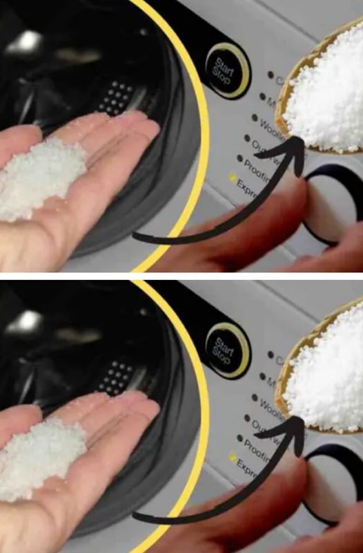 Salt in the washing machine, have you ever tried it? From today you will start doing it: what happens to leaders is miraculous