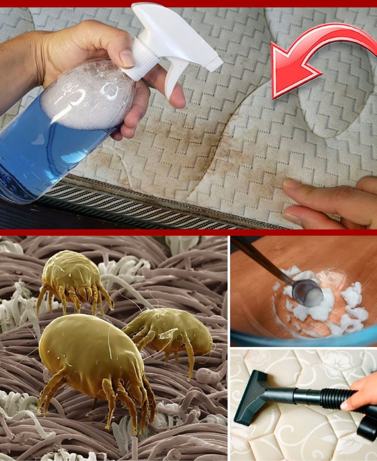 Urine stains on the mattress, this ingredient you use in the kitchen removes everything