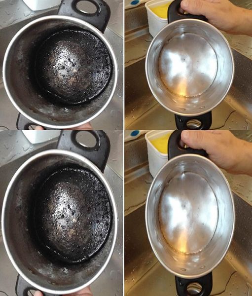 Learn how to clean the bottom of pots and pans to make them look like new