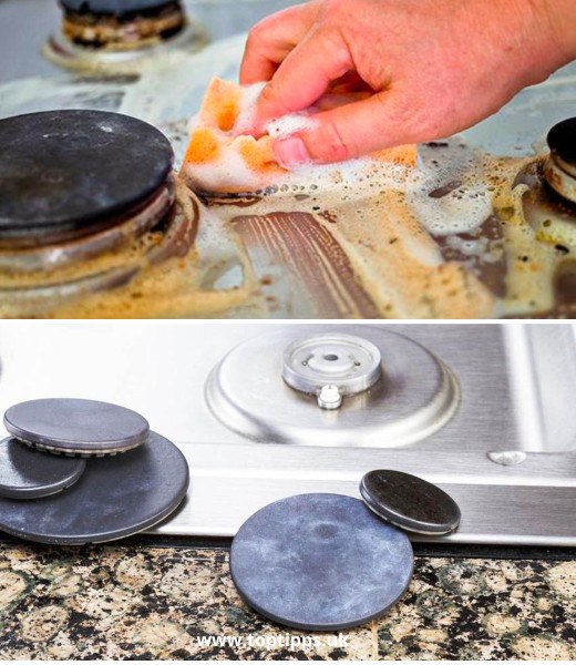 How to effortlessly clean gas cooker grates to keep them looking as good as new?