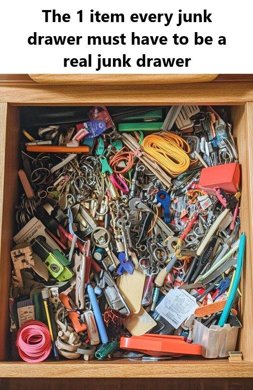 The One Item Every Junk Drawer Must Have to Be a Real Junk Drawer