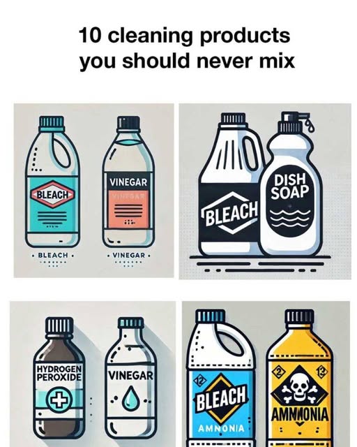 10 cleaning products you should never mix and why