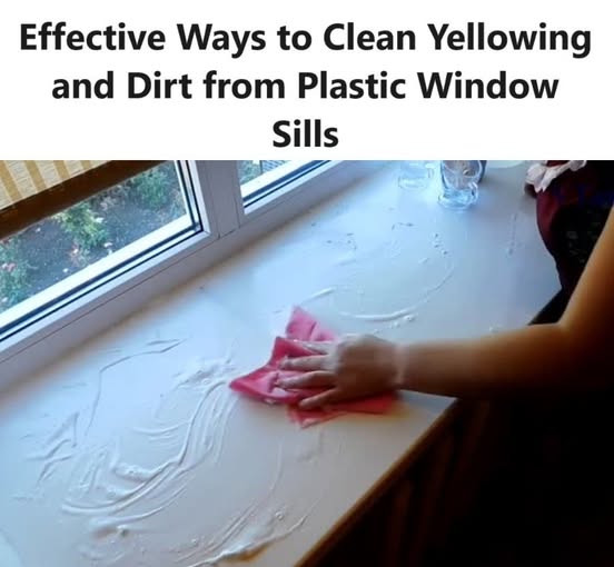 Effective Ways to Clean Yellowing and Dirt from Plastic Window Sills