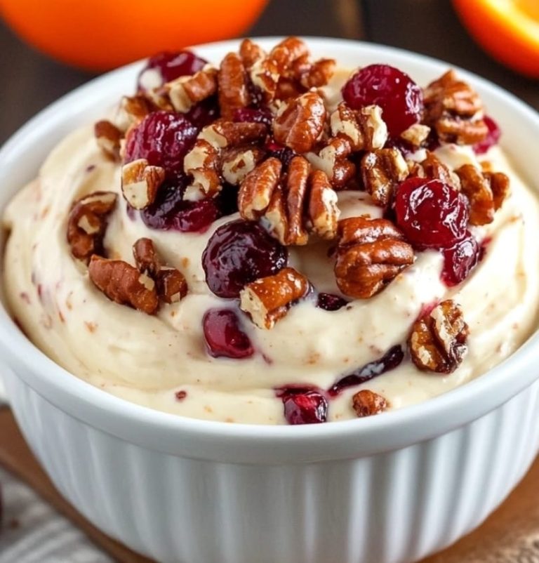 This cranberry orange pecan cream cheese spread is a holiday must-have!