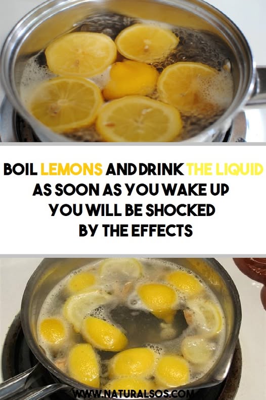 Boil Lemons and Drink the Liquid: A Refreshing Morning Boost!