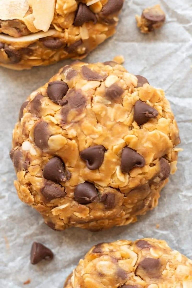 No Bake Oatmeal Cookies (3 Ingredients!)