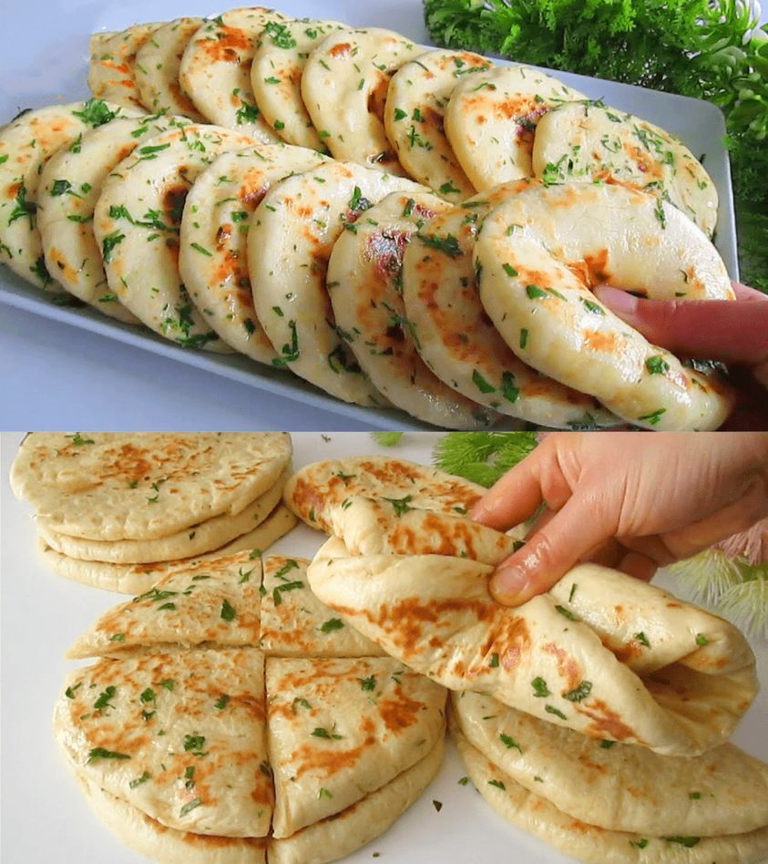 Quick and Flavorful Garlic Flatbreads: Ready in Just 10 Minutes!