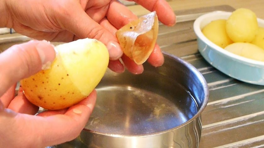 How to Peel Potatoes Using Only Water