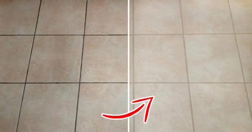 Spotlessly clean joints and a shiny floor, the one-swipe DIY trick