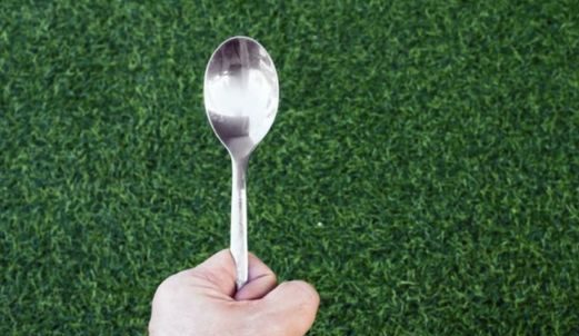 I have found out why many of my neighbours are placing spoons in their front yards.