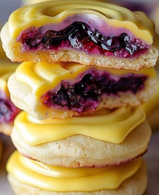 Blackberry Lemon Heaven Cookies