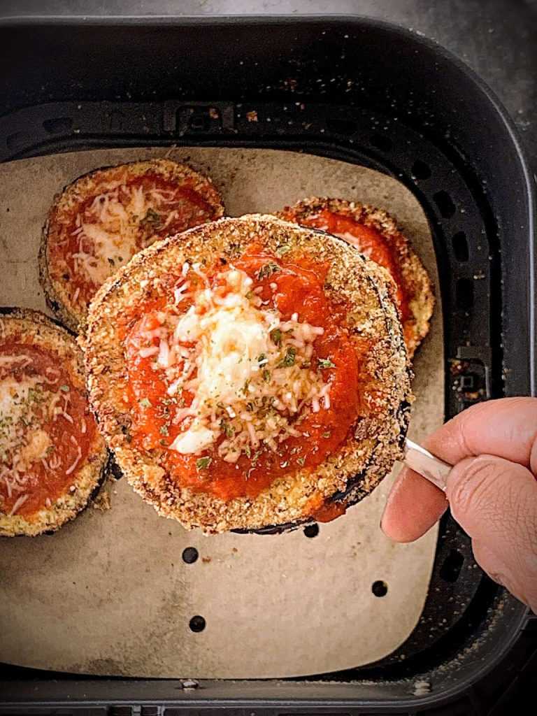 Easy Air Fryer Eggplant Parmesan Recipe