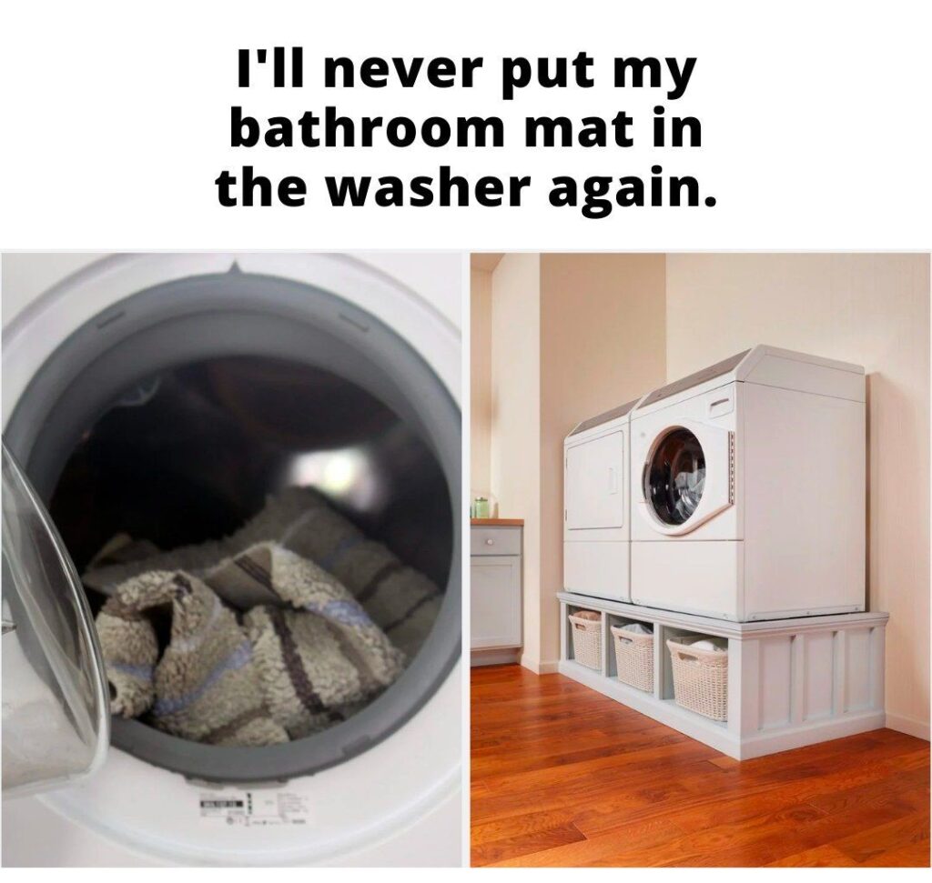 Why Bathroom Mats Shouldn’t Go in Your Washer