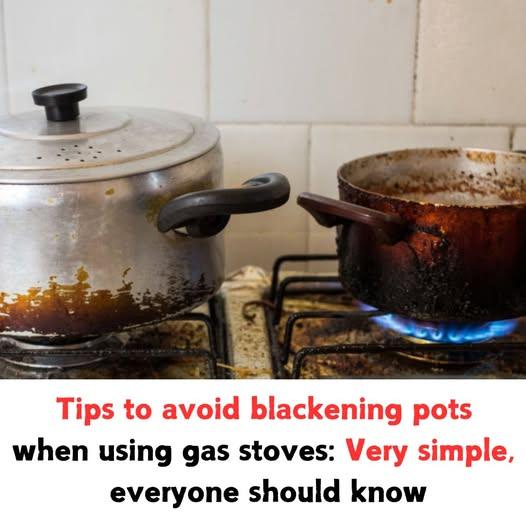 Tips to avoid blackening pots when using gas stoves