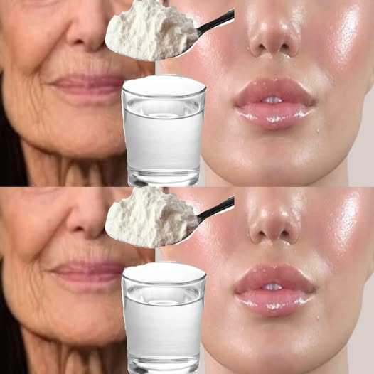 Achieve a Natural Facelift with Collagen Boost! At 70, Wrinkles Fade in Just 3 Minutes! (Baking Soda & Water Skin Care)