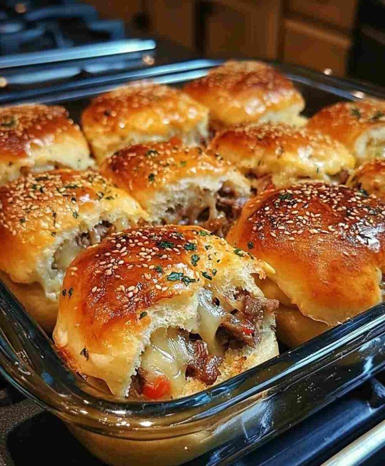 Philly Cheesesteak Sliders – DON’T LOSE THIS