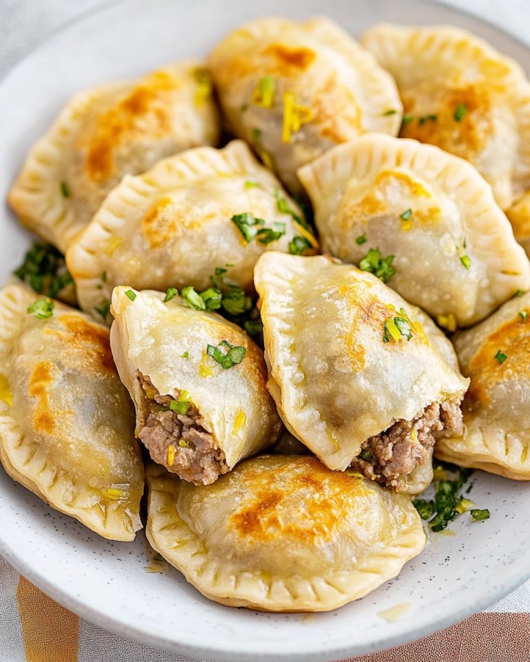 Savory Pierogi with Meat: A Traditional Polish Treat