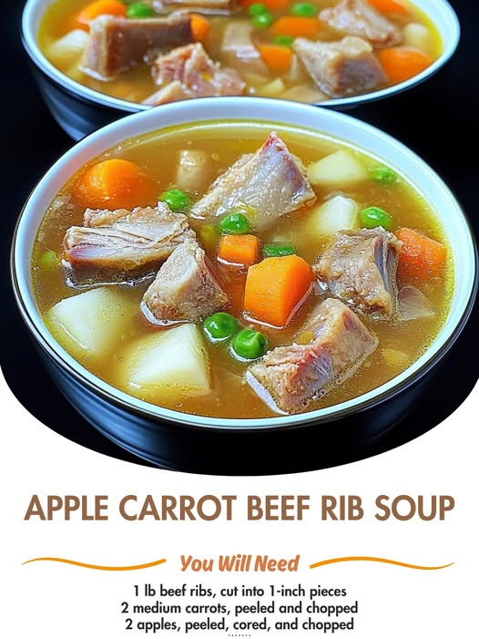 Apple Carrot Beef Rib Soup